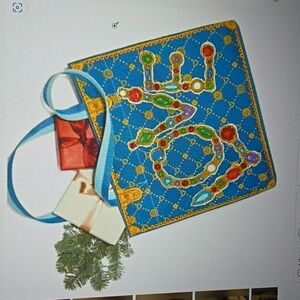 BRIGHTON GLITTERING LOVE TOTE BAG 2 handle features gems charms New MSRP…$150